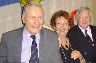 Allan and Carol Rushbrook and Brian Stone